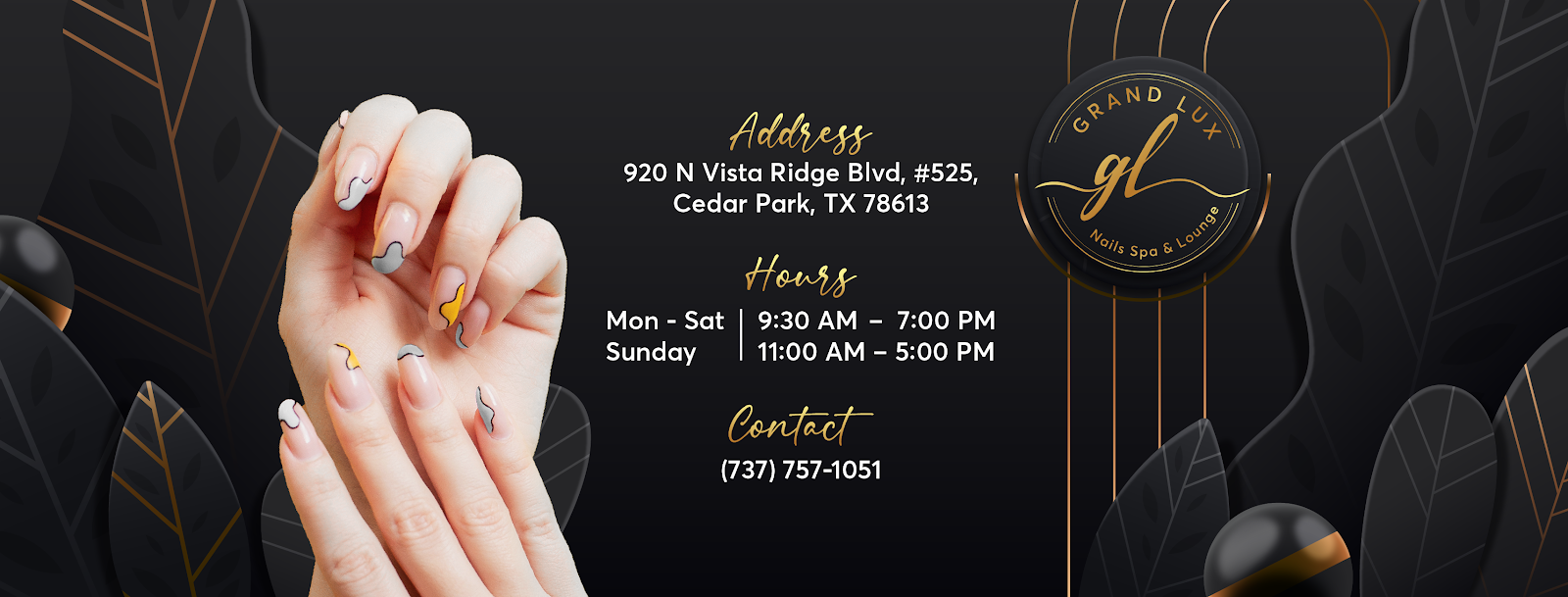 Grand Lux Nails Spa & Lounge logo